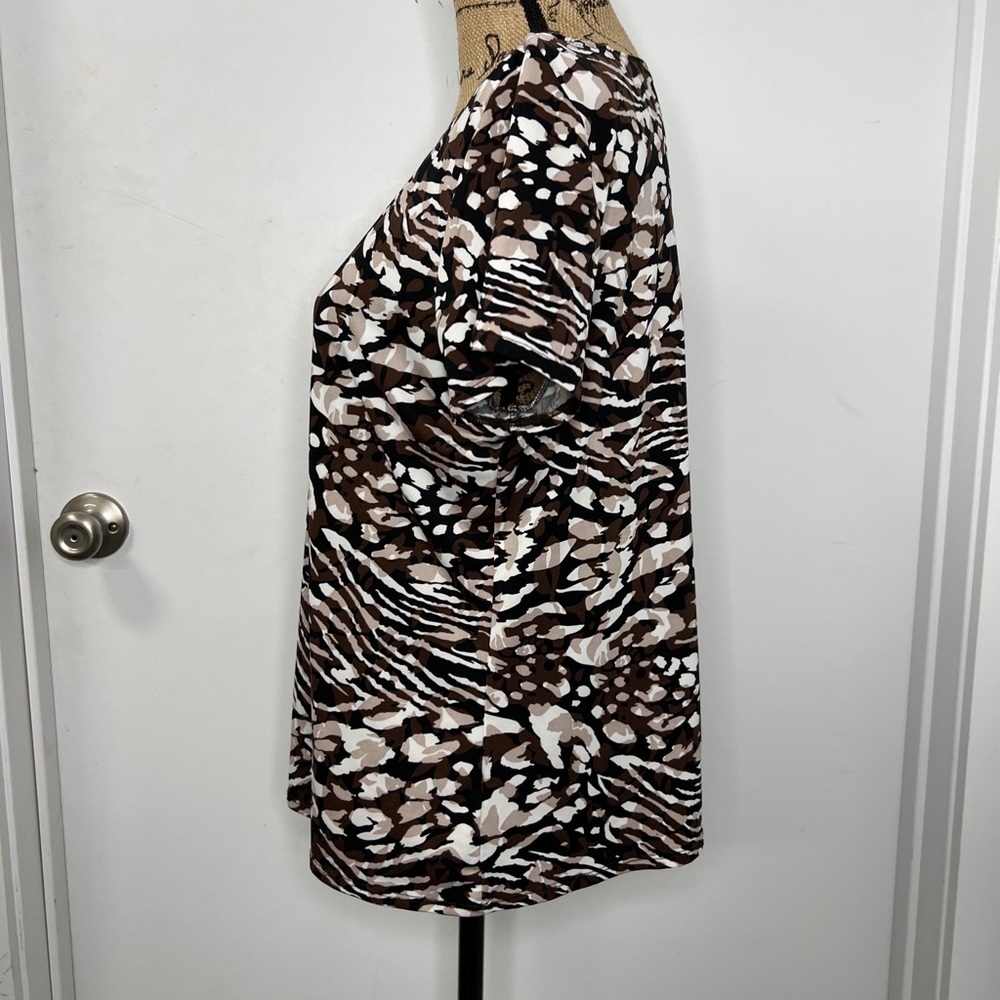 Notation Cammo Design Blouse, Size Large. - image 2